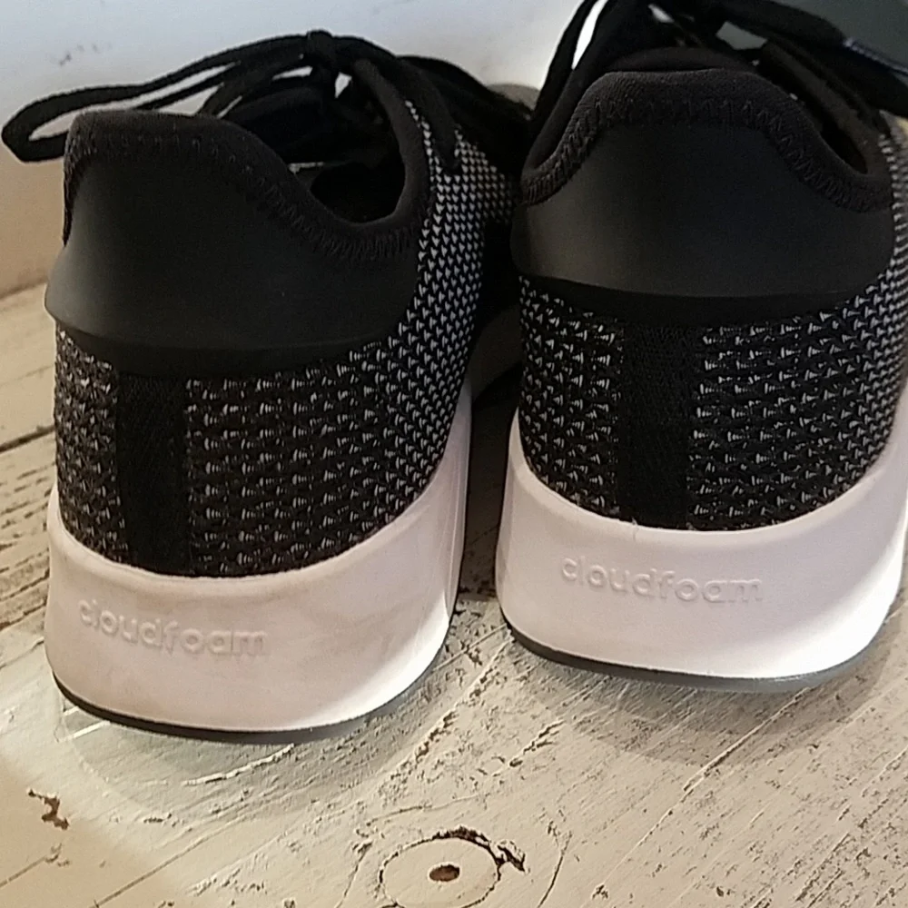 adidas Women’s  Black and White Athletic Sneakers